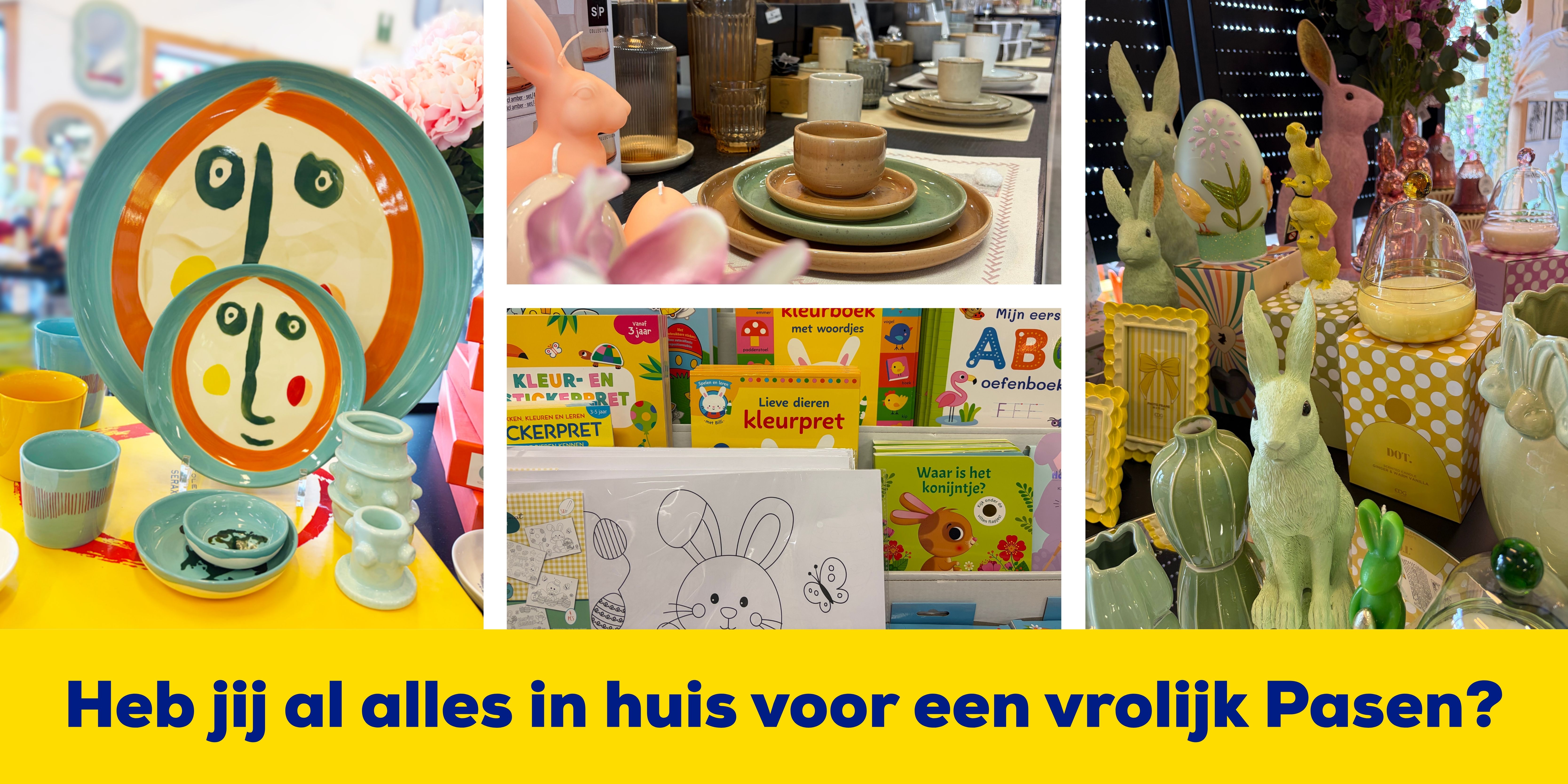 Heb jij alles in huis voor een vrolijk Pasen?